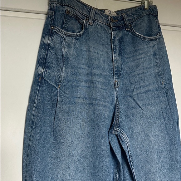 Free People We The Free Wide Leg Jeans - Picture 3 of 7